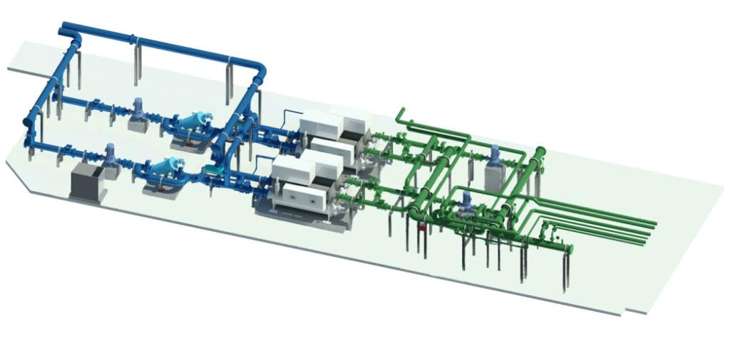 图2:新安公园站BIM图 图2:新安公园站BIM图